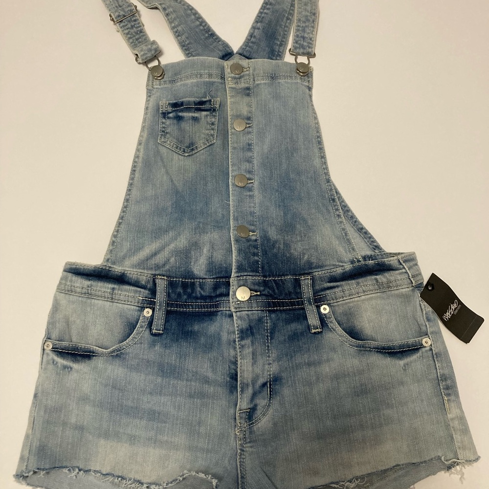 Mossimo Supply Co. Light Blue Denim Overalls